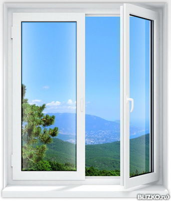 Пластиковые окна rehau,двухстворчатое, поворотно-откидное, 2.