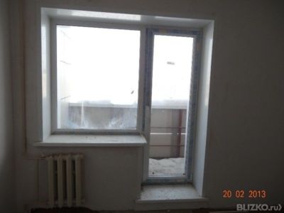 Балконный блок пвх 2050х2140 кирпичный дом в каменск-уральск.