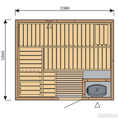 Сауна Harvia Variant S2520