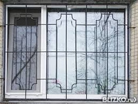 Плоские решетки на окна арматура 8-8