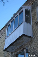Устройство металлической крыши и наружняя обшивка на балкон длиной 6000 мм