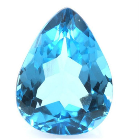 Ювелирный камень Топаз Swiss Blue с огранкой "Груша"