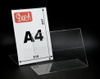 Ценникодержатель L-образный из оргстекла А4