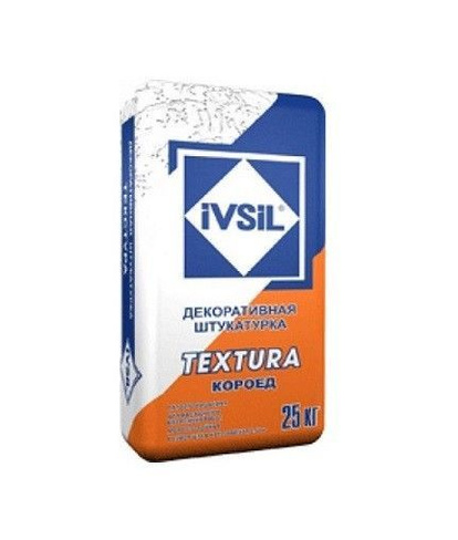 Штукатурка короед ivsil Textura 25кг