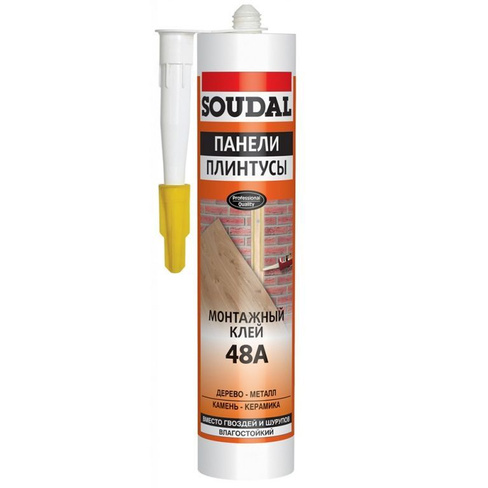 Клей Soudal Монтажный 300мл (15 шт)