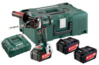 ДРЕЛЬ АККУМ. METABO BS 18 LTX Impuls Set 3*4 Metalock