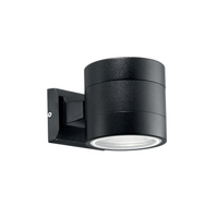 Уличный настенный светильник Ideal Lux Snif AP1 big nero