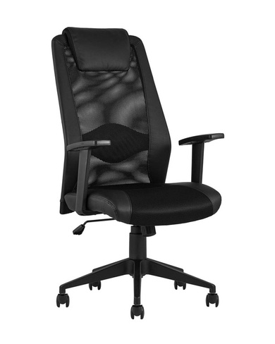 Кресло офисное TopChairs Studio черное Компьютерное кресло Stool Group TopC