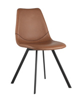 Стул Саксон коричневый Stool Group Саксон коричневый, удобное сиденье, металлические ножки