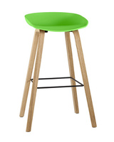 Стул барный LIBRA ЗЕЛЕНЫЙ Барный стул Stool Group Libra зеленый, пластик, н