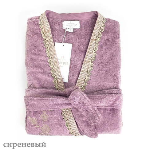 Банный халат Sidney цвет: фиолетовый (M)