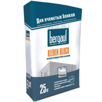 Клей для укладки ячеистых блоков Bergauf Kleben Block 25кг (Бергауф)под.56