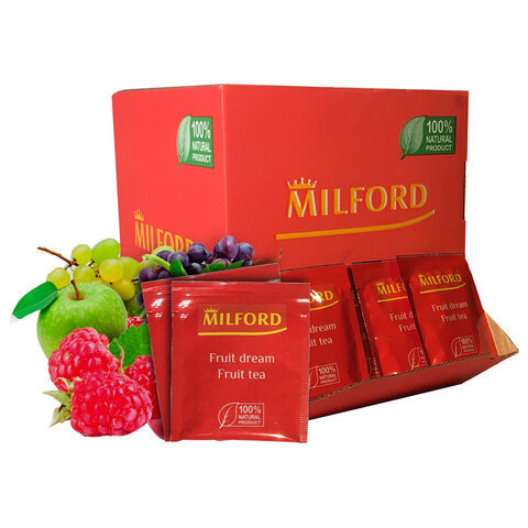 Чай MILFORD Fruit Dream фруктовый 200 пакетиков в конвертах по 175 г 7025 РК