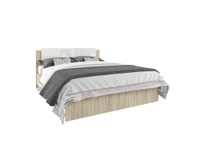Кровать "Софи" Сонома/Белый СКР 1600.1 (ДСВ)