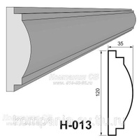 Наличники фасада фасадный декор лепнина из пенопласта (пенополистирола) Н-013