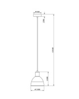 Подвесной светильник Moderli V2711-1P Irene 1*E27*60W Светильник V2711-1P Irina 1*E27*60W подвесной