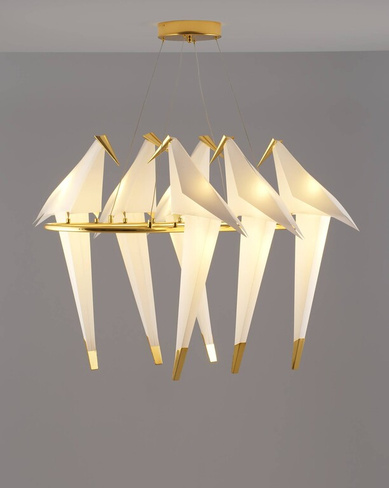 Подвесной светодиодный светильник Moderli V3073-6PL origami Birds 6*LED*6W Светильник V3073-6PL Birds 6*LED*6W подвесной