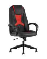 Кресло игровое TopChairs ST-CYBER 8 черный/красный Геймерское кресло TopChairs ST-CYBER 8 RED ткань/экокожа черный/красн