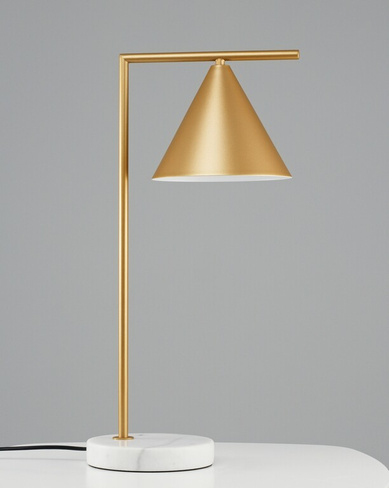 Настольная лампа Moderli V10517-1T Omaha Лампа настольная Moderli V10517-1T Omaha цвет золота с мраморным основанием
