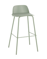 Стул барный Mist серо-зеленый Stool Group Mist пластиковое сиденье, серо-зеленый, ножки металл