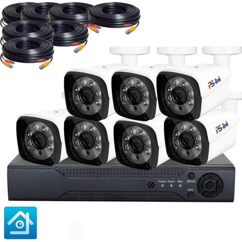Комплект видеонаблюдения PS-link kit-c507hd