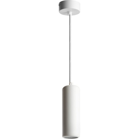 Потолочный светильник FERON ml1841barrel echo levitation mr16 35w, 230v, gu10, белый, с антибликовой сеточкой, на подвес