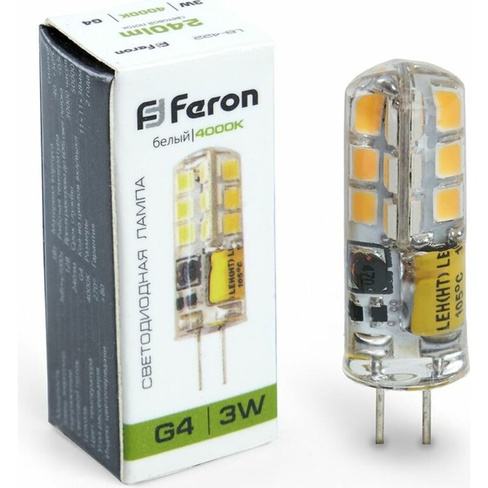 Светодиодная лампа FERON LB-422 3W 12V G4 4000K