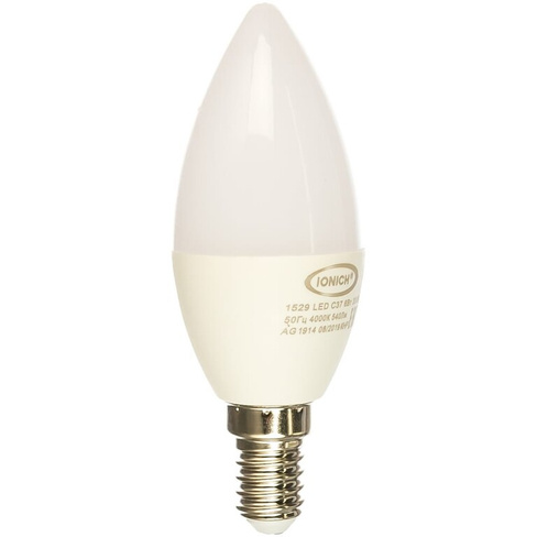 Светодиодная лампа декоративного освещения IONICH ILED-SMD2835-C37-6-540-230-4-E14
