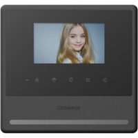 Комплект видеодомофона и вызывной панели COMMAX CDV-43Y Black/AVC305