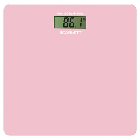 Весы Scarlett SC-BS33E041, розовые