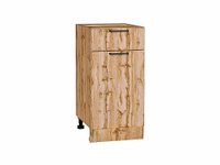 Шкаф нижний с 1-ой дверцей и ящиком Флэт Wotan Oak 2S Дуб Вотан 816*400*478