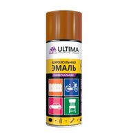 Краска аэрозольная универсальная Ultima, цвет коричневый RAL 8028, 520 мл