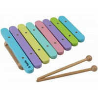 Музыкальный инструмент ксилофон Terris XPN-22M в комплекте с палочками, 8 нот