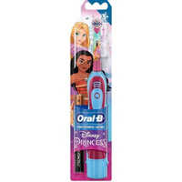Электрическая зубная щетка Oral-B Disney Princesses насадки для щётки: 1шт, цвет:красный и синий [cars/princess]