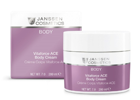 Насыщенный крем для тела с витаминами A, C и E Vitaforce Body Cream (7241, 150 мл) Janssen (Германия)