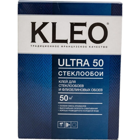 Сыпучий клей для стеклообоев и флизелиновых обоев KLEO 070 ULTRA 50