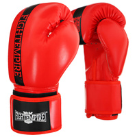 Перчатки боксерские детские fight empire, красные, размер 10 oz FIGHT EMPIRE