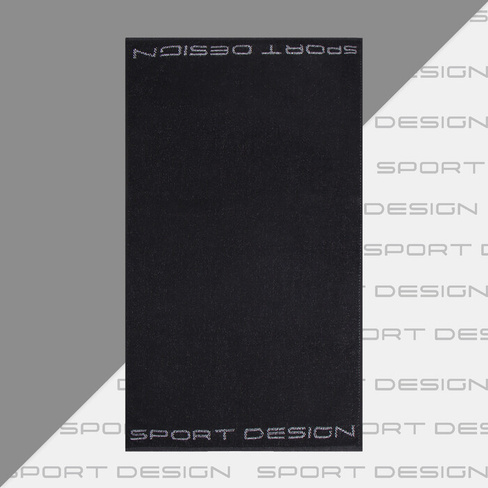 Полотенце Sport цвет: белый, черный (70х130 см)
