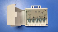 Усилитель АМ-407 мачтовый для эфирной антенны (4 входа В1/FM-В3/ДМВ/ДМВ, -24V.), ALCAD, Испания