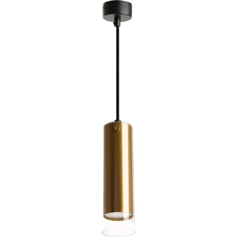 Потолочный светильник FERON ml1898 на подвесе mr16 35w 230v, золото, черный, 55x200