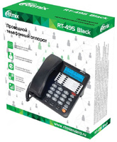Телефон стационарный RITMIX RT-495 черный