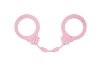 Силиконовые наручники PARTY HARD SUPPRESSION, розовые Lola Toys