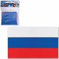Флаг России, 70х105 см, карман под древко, упаковка с европодвесом