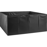 Короб для хранения без крышки 55x25x52 см полиэстер цвет черный Без бренда Короб для хранения тканевый
