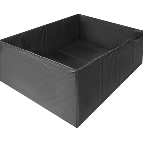 Короб для хранения без крышки полиэстер 39x55x25 черный Без бренда Короб для хранения тканевый