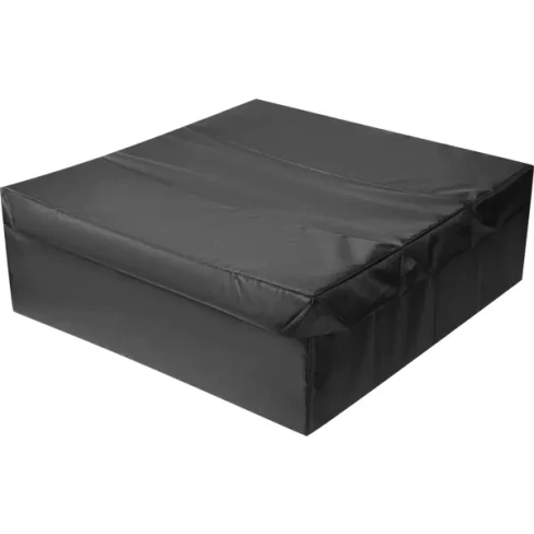 Короб для хранения с крышкой 55x18x52 см полиэстер цвет черный Без бренда Короб для хранения тканевый