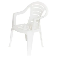 Кресло садовое 40х39х79 см пластик белый (оттенок в ассортименте) ТУБА-ДУБА ариткул 0011, цвет белый нет
