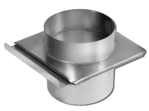 Шибер D= 100 мм, Материал: оцинкованная сталь