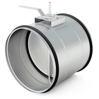 Воздушный клапан вентиляции D = 300 мм, оцинкованный, чугунный, марка: Shuft