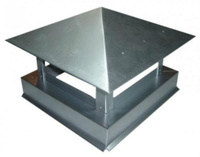 Зонт прямоугольный D= 800 мм, Материал: нержавеющая сталь